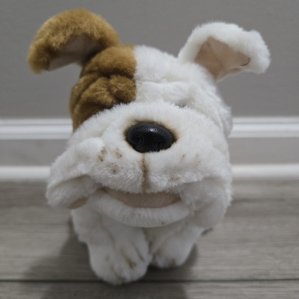 Shenon International Bulldog Realistic Puppy Dog 8” Plush Stuffed Animal Toy